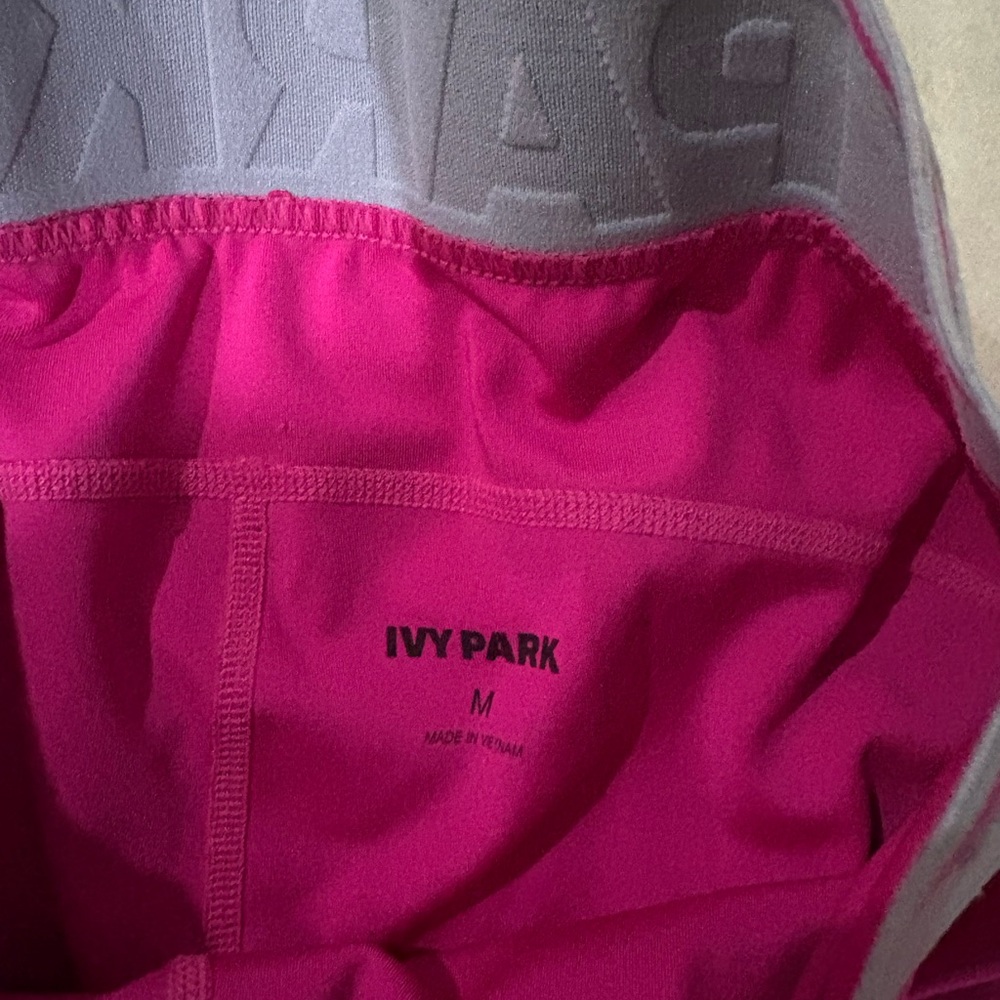 IVY PARK Logo Waistband Leggings size M Beyoncé Jay-Z adidas collab - Picture 3 of 4